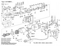 Bosch 0 601 630 003  Reciprocating Saw 220 V / Eu Spare Parts